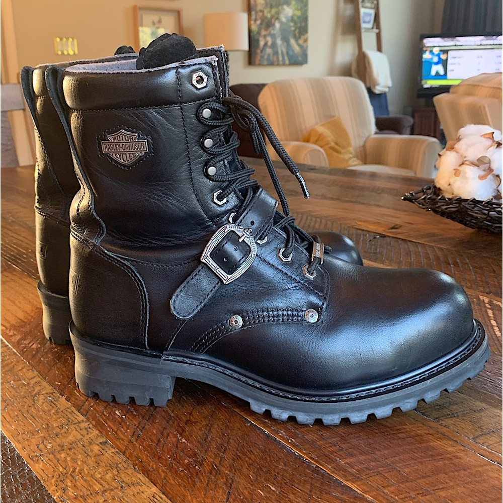 Harley Davidson boots 
Men’s size 10.5
Steel toe